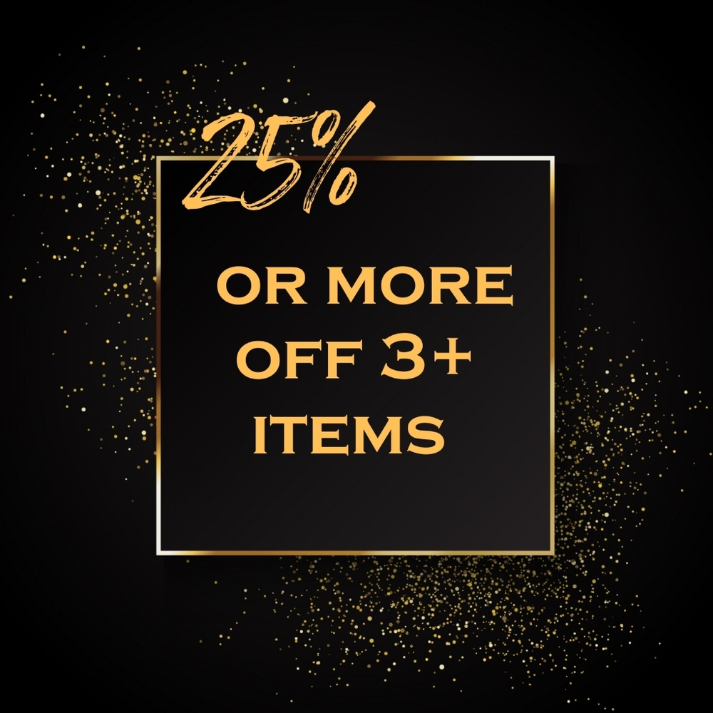 25% Or More Off When You Bundle 3+ Items